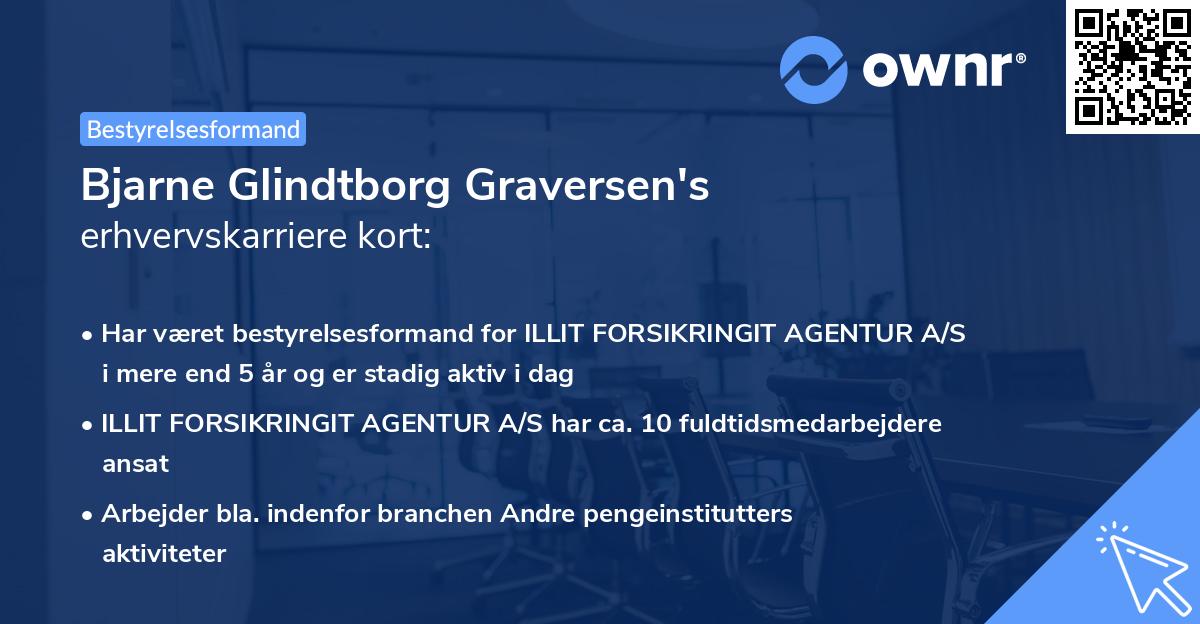 Bjarne Glindtborg Graversen's erhvervskarriere kort