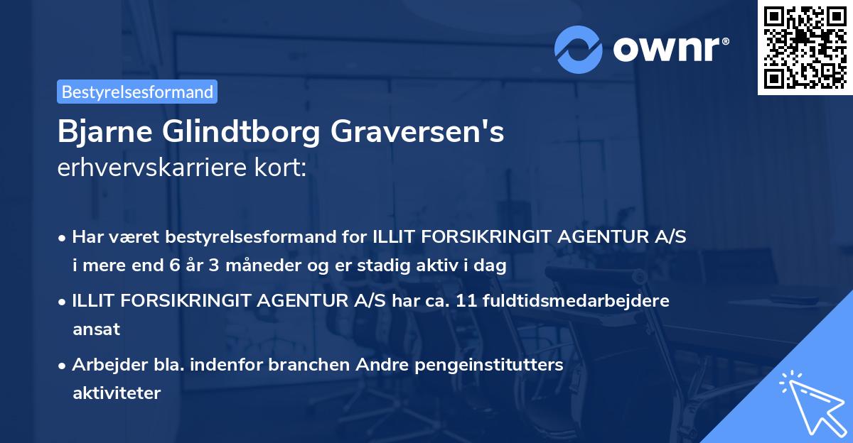 Bjarne Glindtborg Graversen's erhvervskarriere kort