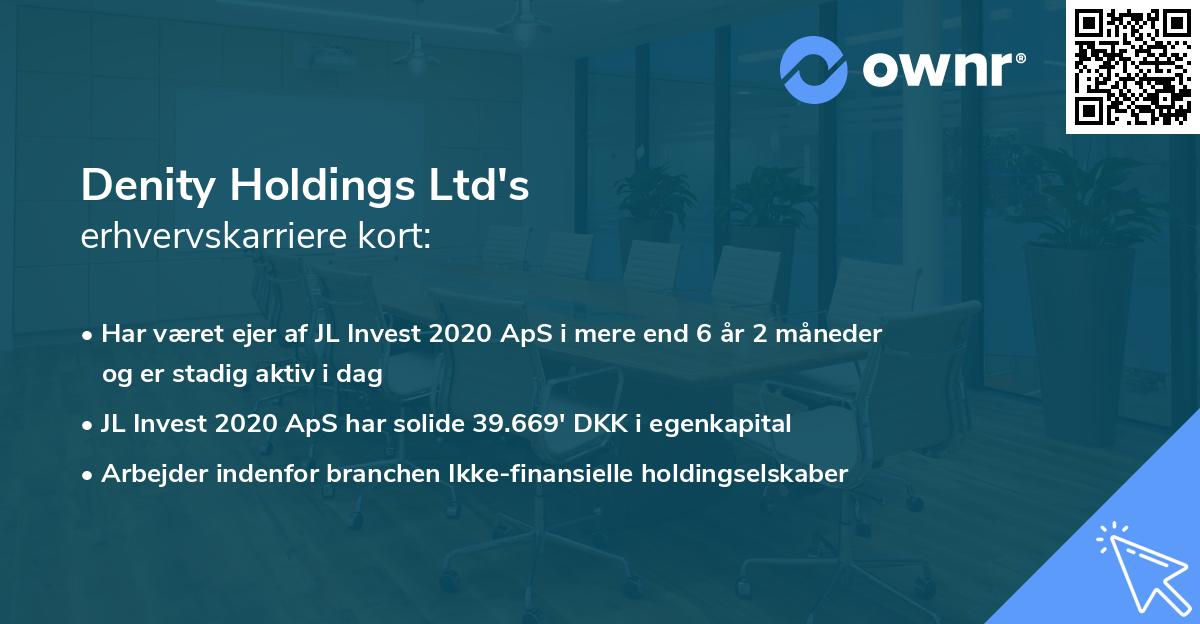 Denity Holdings Ltd's erhvervskarriere kort