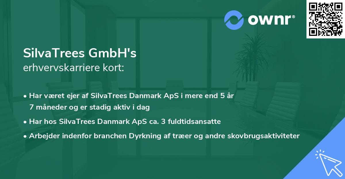 SilvaTrees GmbH's erhvervskarriere kort