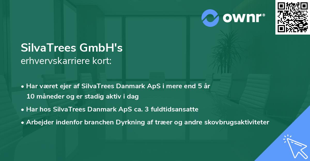 SilvaTrees GmbH's erhvervskarriere kort