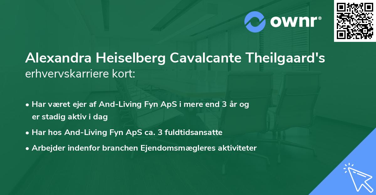 Alexandra Heiselberg Cavalcante Theilgaard's erhvervskarriere kort