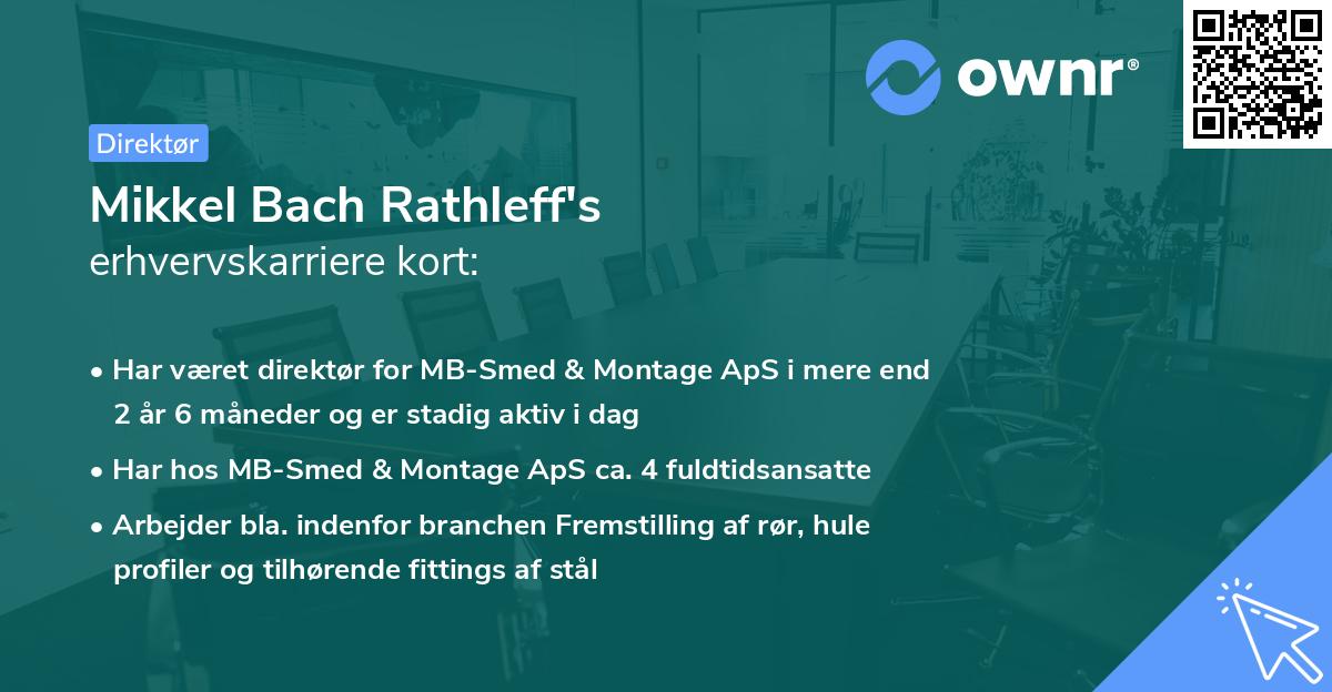 Mikkel Bach Rathleff's erhvervskarriere kort