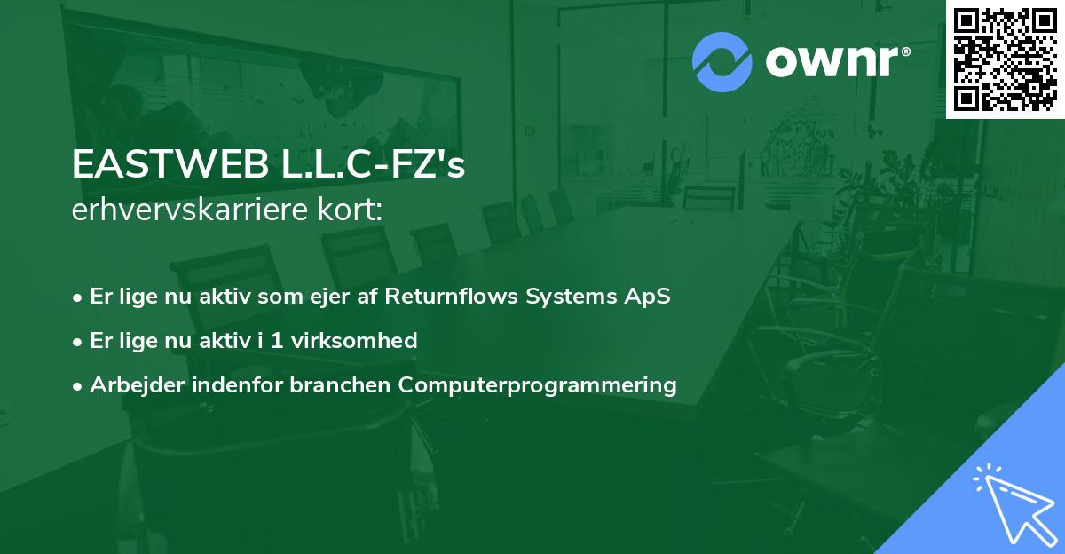 EASTWEB L.L.C-FZ's erhvervskarriere kort