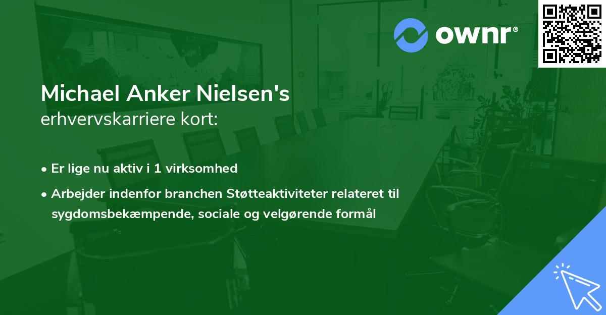 Michael Anker Nielsen's erhvervskarriere kort