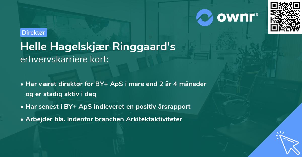 Helle Hagelskjær Ringgaard's erhvervskarriere kort