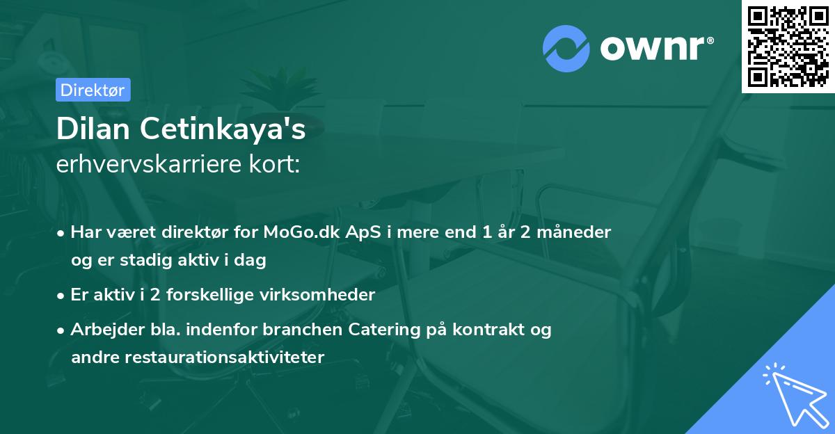 Dilan Cetinkaya's erhvervskarriere kort