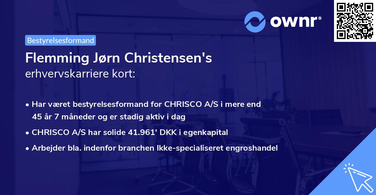 Flemming Jørn Christensen's erhvervskarriere kort