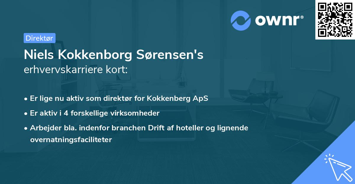 Niels Kokkenborg Sørensen's erhvervskarriere kort