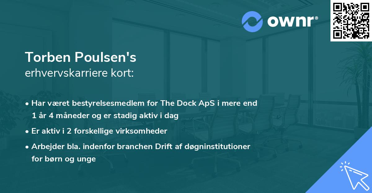Torben Poulsen's erhvervskarriere kort