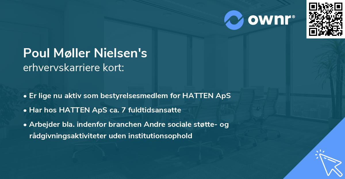 Poul Møller Nielsen's erhvervskarriere kort