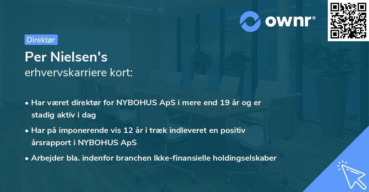 Per Nielsen's erhvervskarriere kort