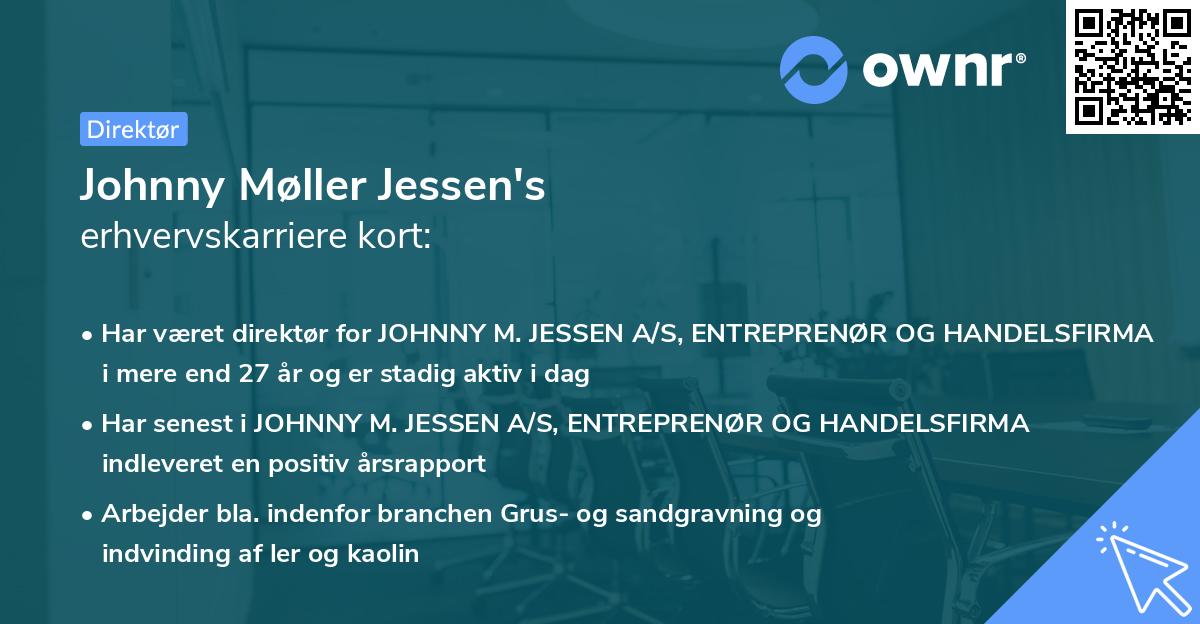 Johnny Møller Jessen's erhvervskarriere kort