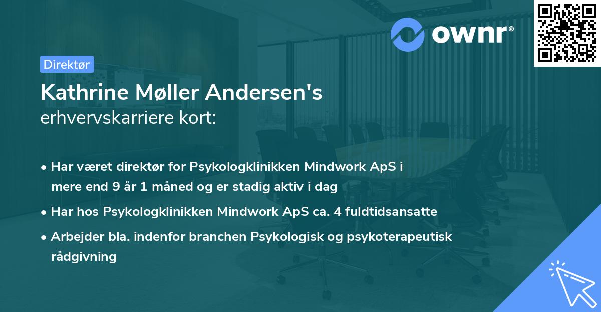 Kathrine Møller Andersen's erhvervskarriere kort
