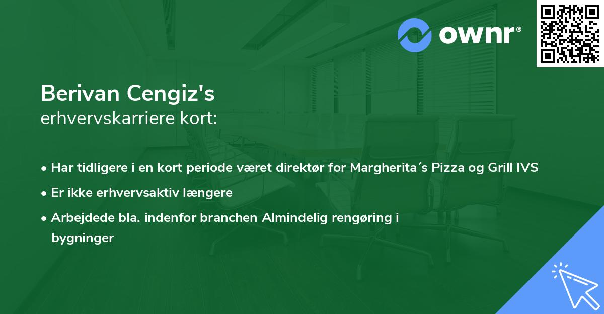 Berivan Cengiz's erhvervskarriere kort
