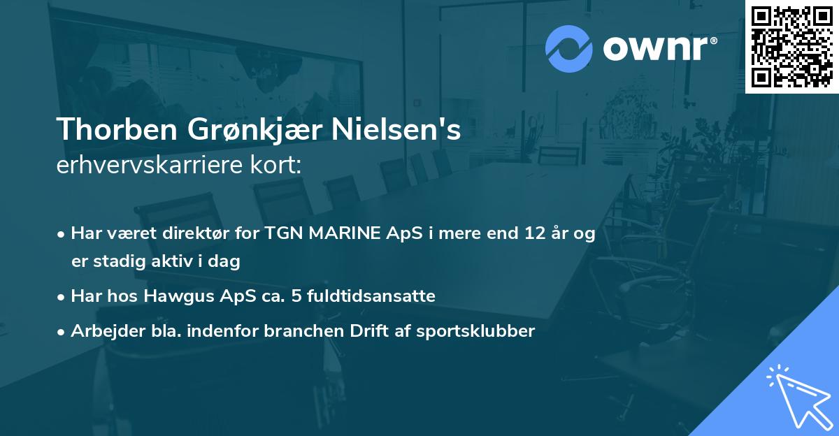 Thorben Grønkjær Nielsen's erhvervskarriere kort