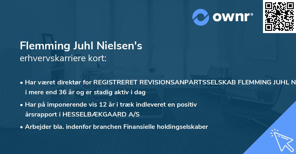 Flemming Juhl Nielsen's erhvervskarriere kort