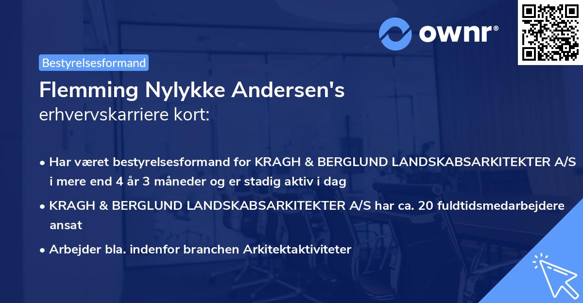 Flemming Nylykke Andersen's erhvervskarriere kort
