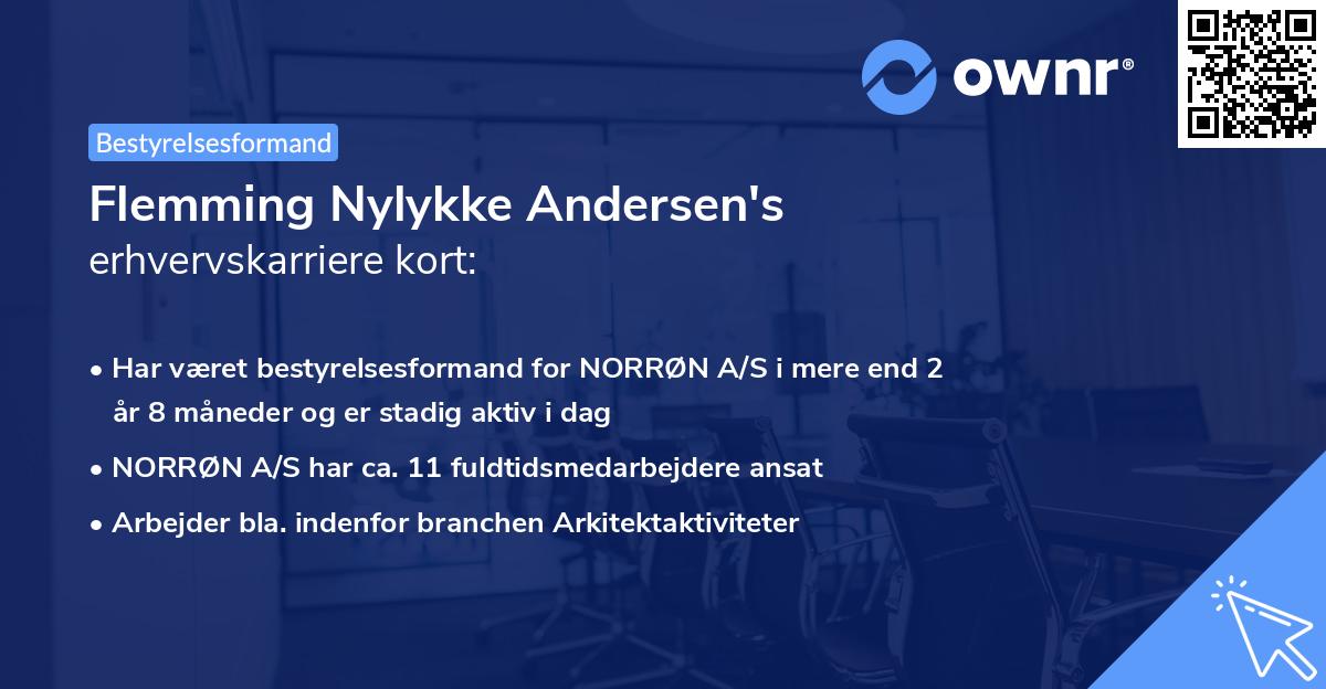 Flemming Nylykke Andersen's erhvervskarriere kort