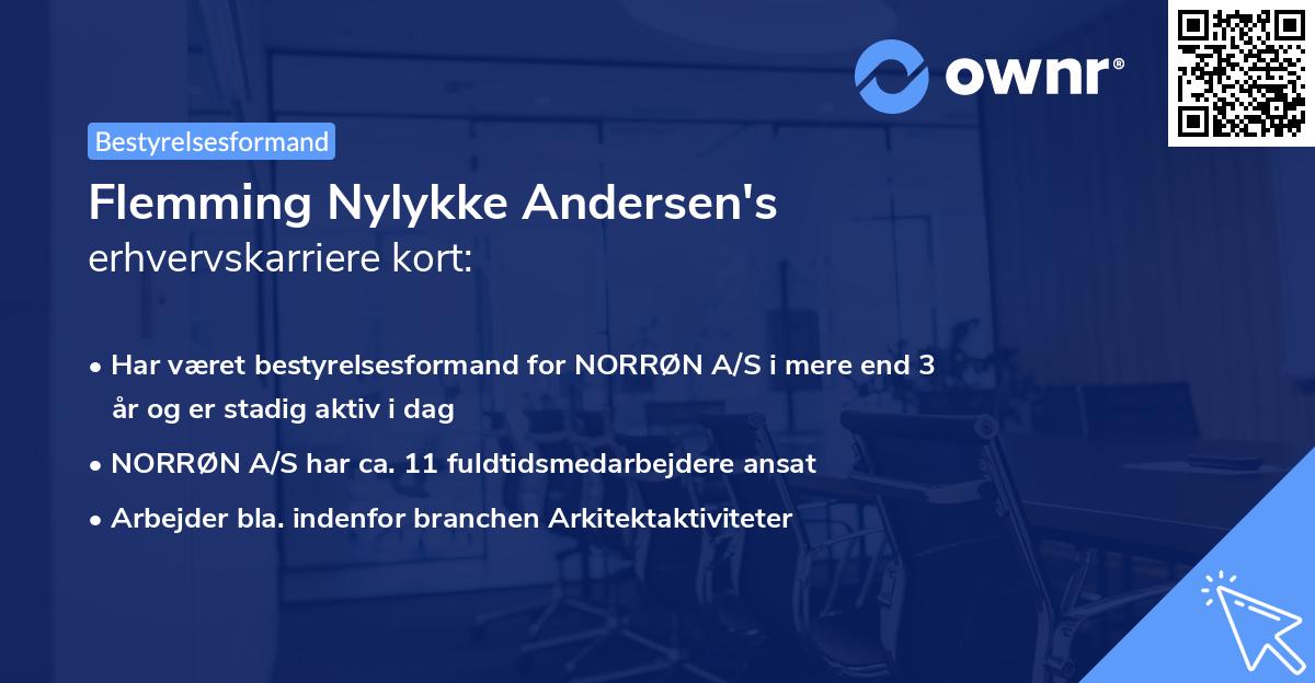 Flemming Nylykke Andersen's erhvervskarriere kort