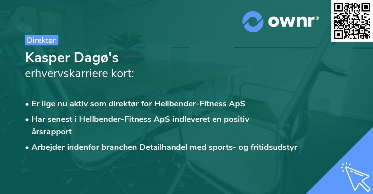 Kasper Dagø's erhvervskarriere kort