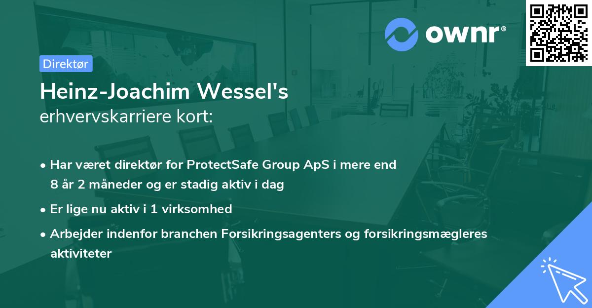 Heinz-Joachim Wessel's erhvervskarriere kort