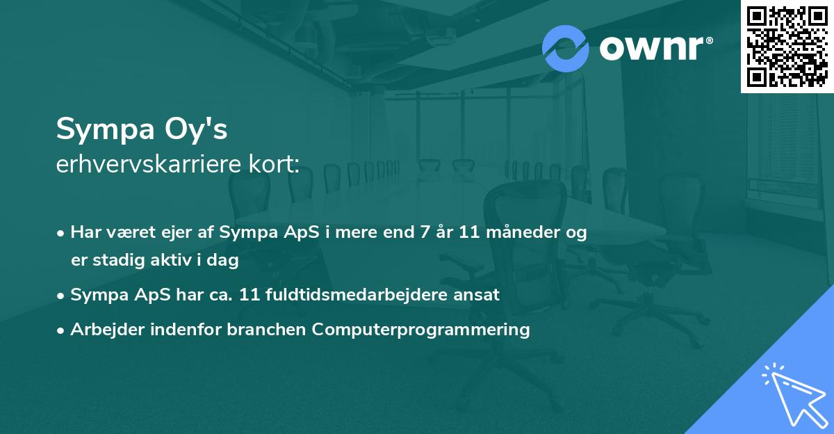 Sympa Oy's erhvervskarriere kort