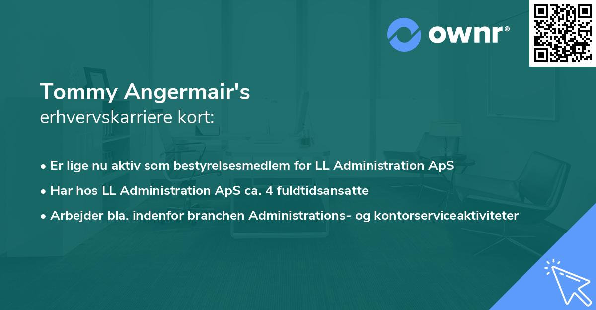 Tommy Angermair's erhvervskarriere kort