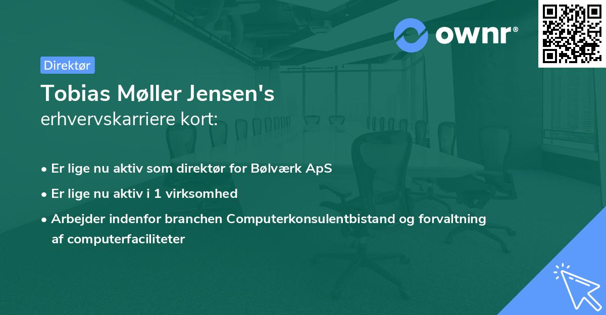 Tobias Møller Jensen's erhvervskarriere kort