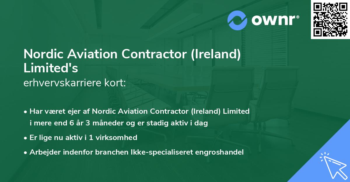 Nordic Aviation Contractor (Ireland) Limited's erhvervskarriere kort