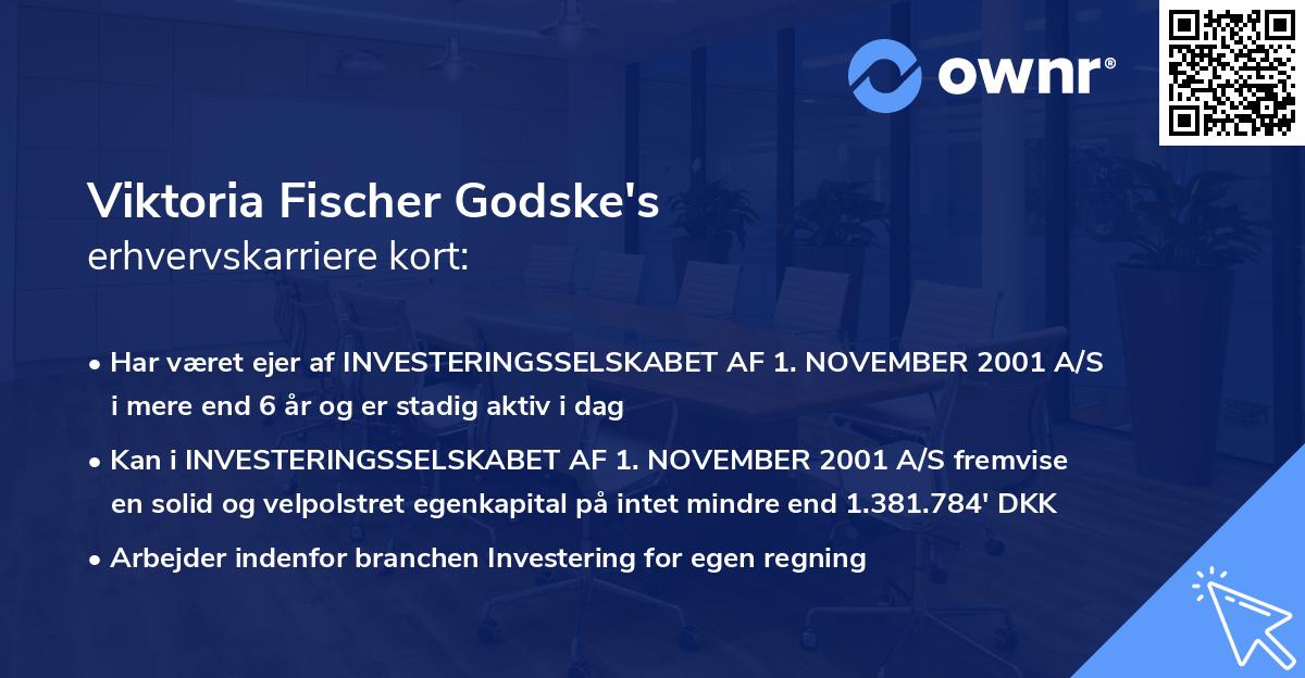 Viktoria Fischer Godske's erhvervskarriere kort