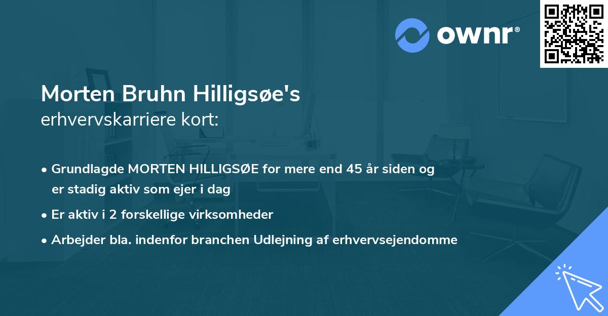 Morten Bruhn Hilligsøe's erhvervskarriere kort