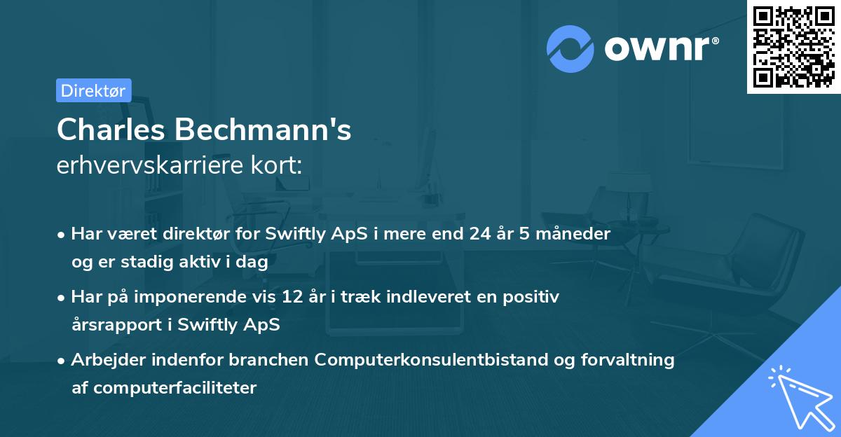 Charles Bechmann's erhvervskarriere kort