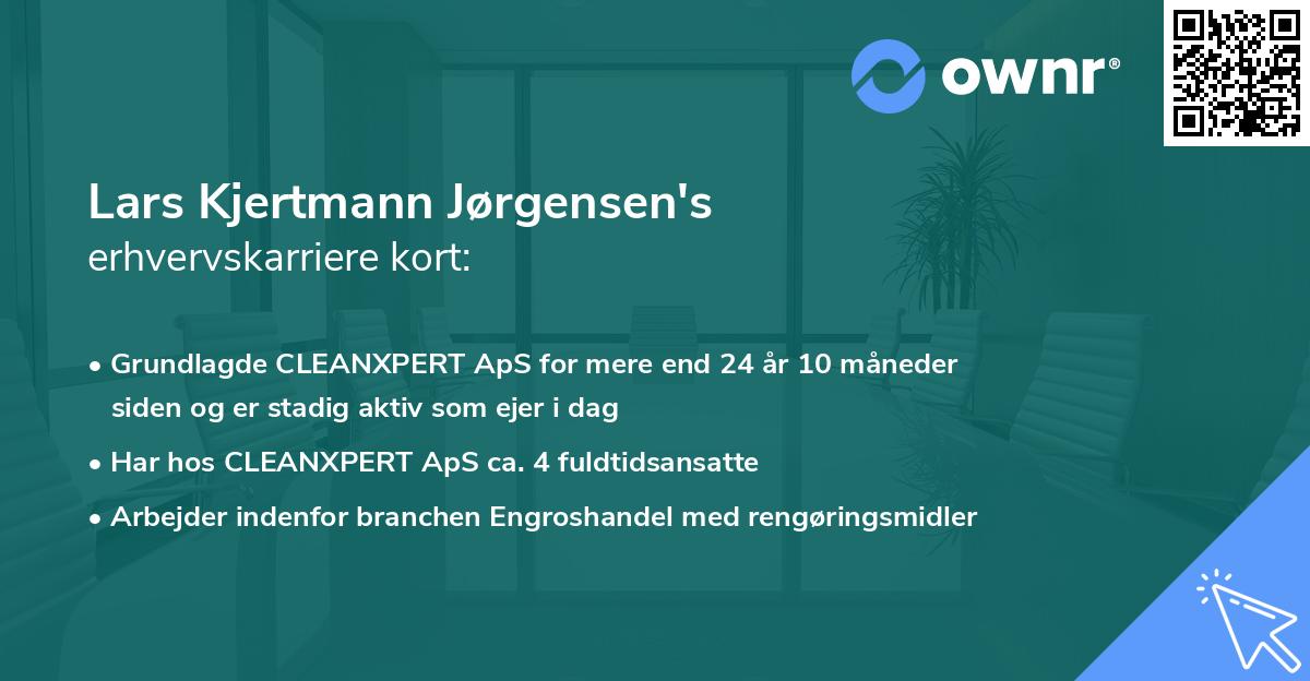 Lars Kjertmann Jørgensen's erhvervskarriere kort