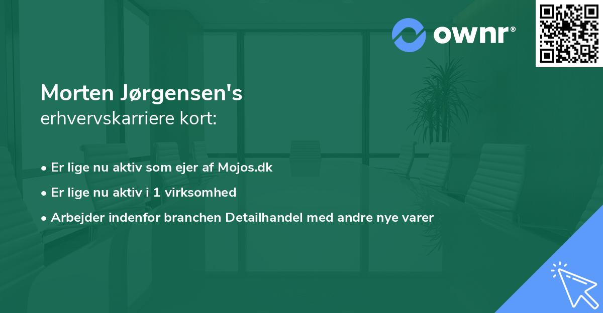 Morten Jørgensen's erhvervskarriere kort