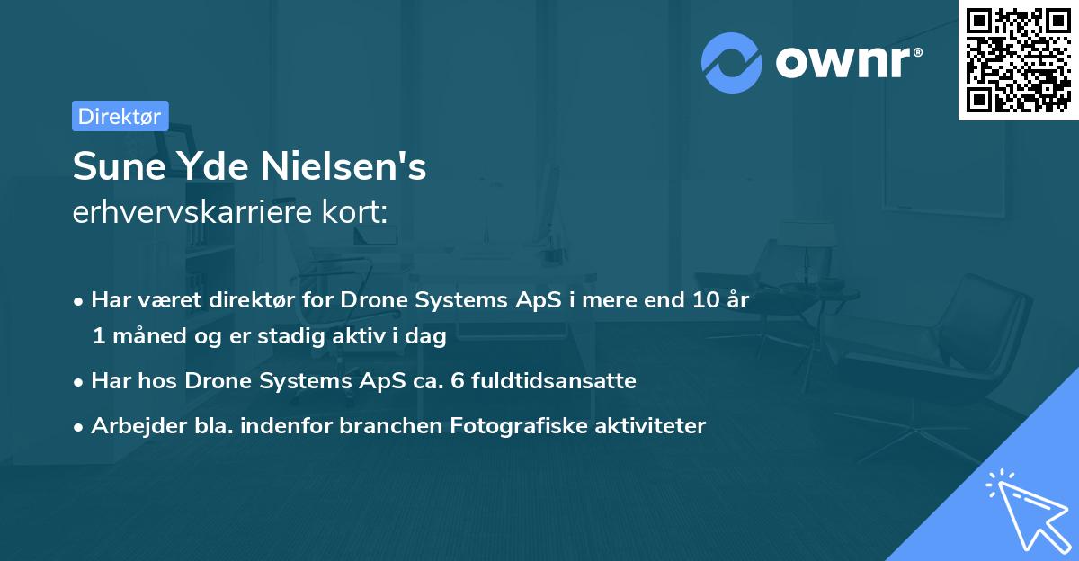Sune Yde Nielsen's erhvervskarriere kort