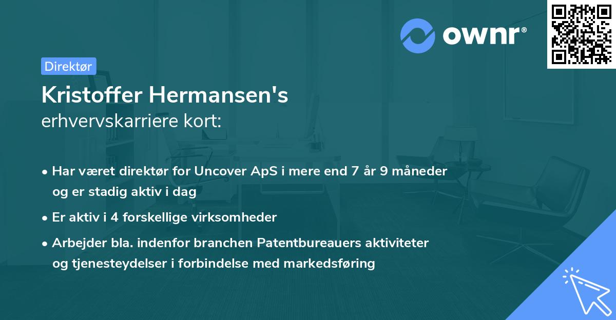 Kristoffer Hermansen's erhvervskarriere kort