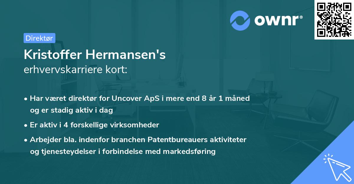 Kristoffer Hermansen's erhvervskarriere kort