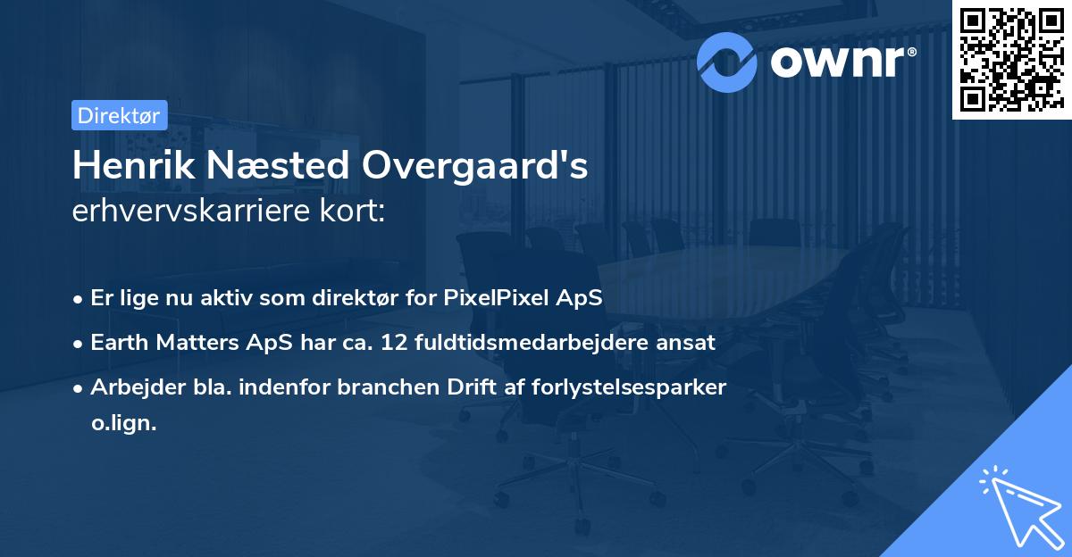 Henrik Næsted Overgaard's erhvervskarriere kort