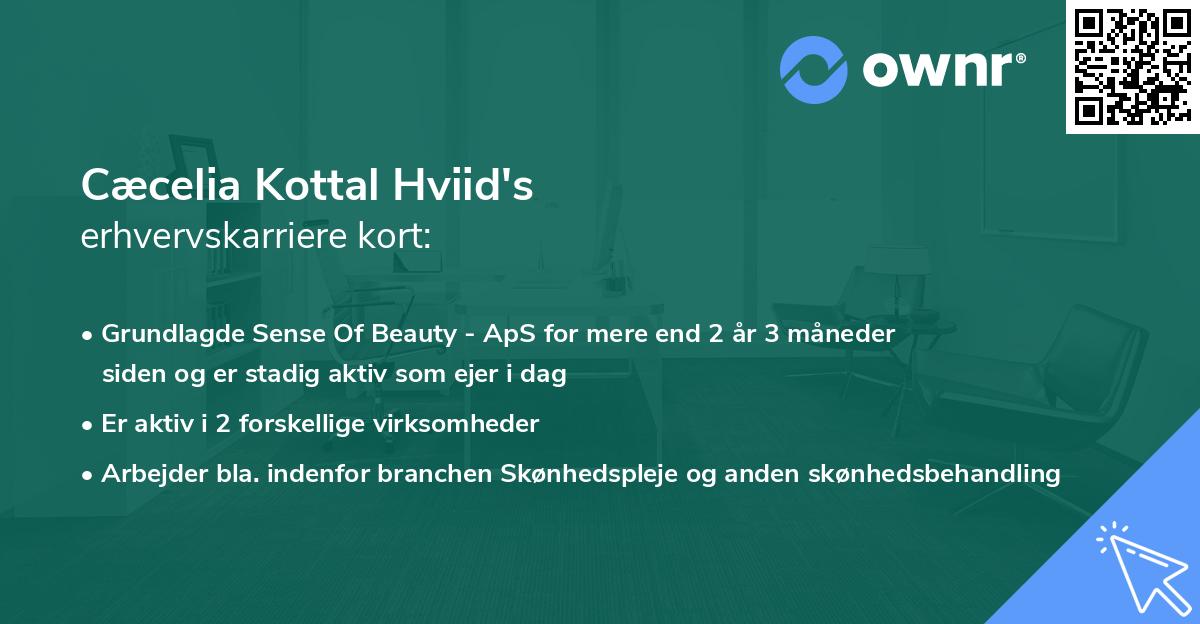 Cæcelia Kottal Hviid's erhvervskarriere kort