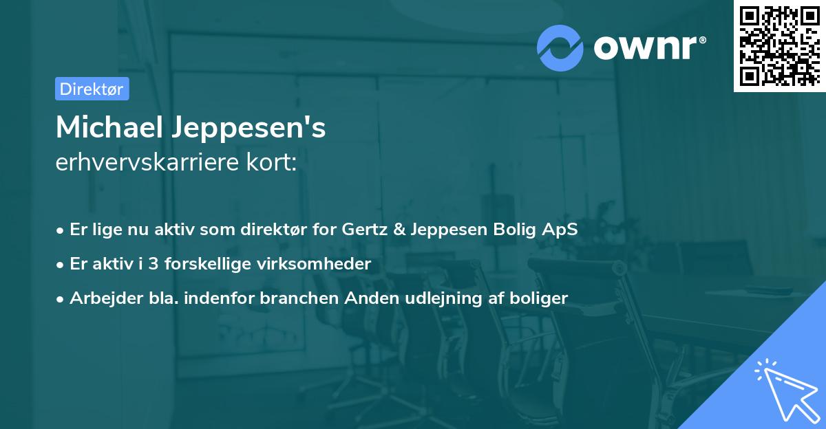 Michael Jeppesen's erhvervskarriere kort