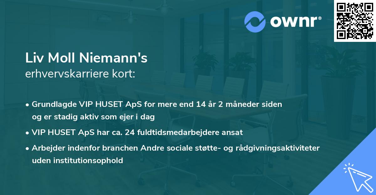 Liv Moll Niemann's erhvervskarriere kort