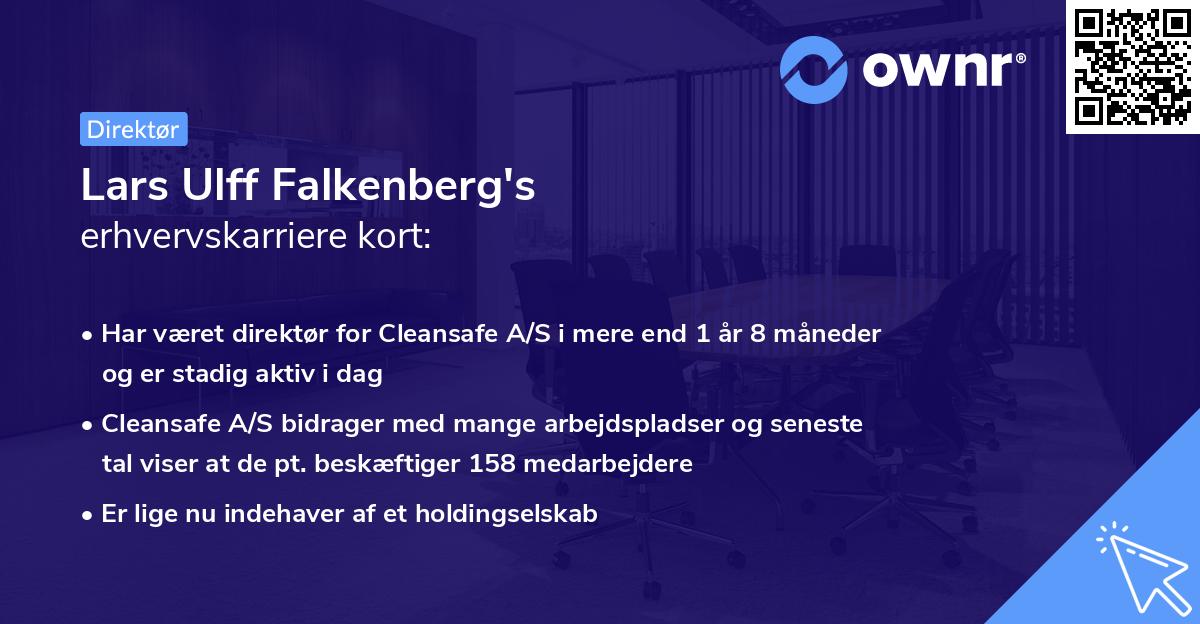 Lars Ulff Falkenberg's erhvervskarriere kort