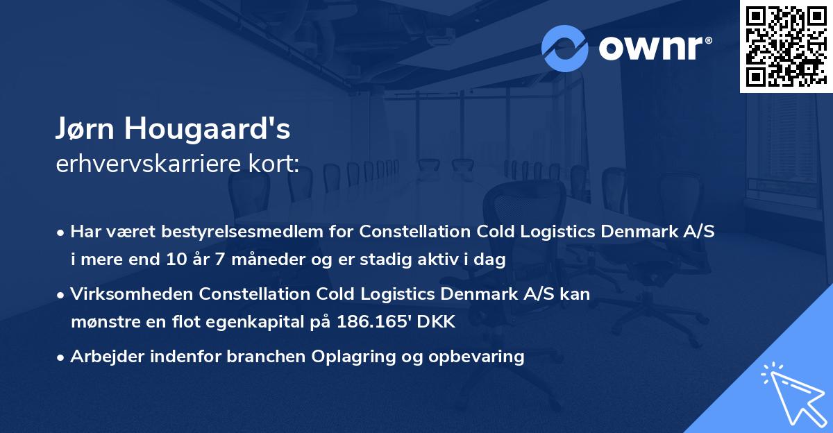 Jørn Hougaard's erhvervskarriere kort