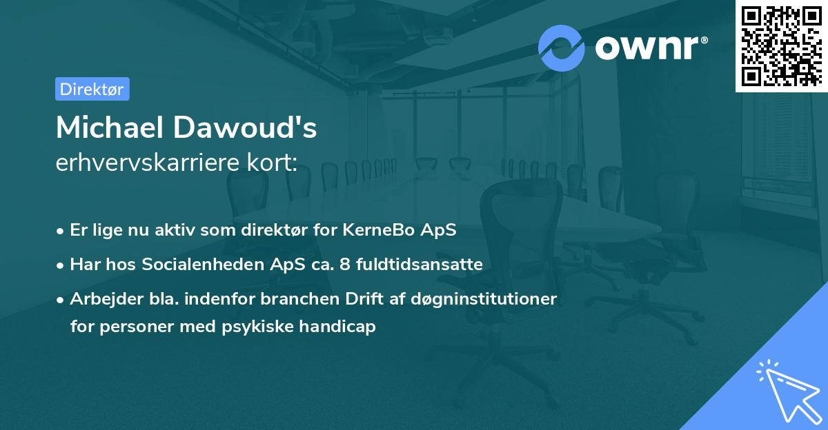 Michael Dawoud's erhvervskarriere kort