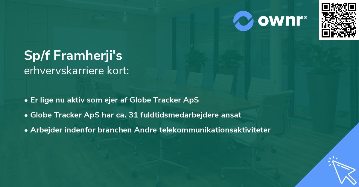 Sp/f Framherji's erhvervskarriere kort