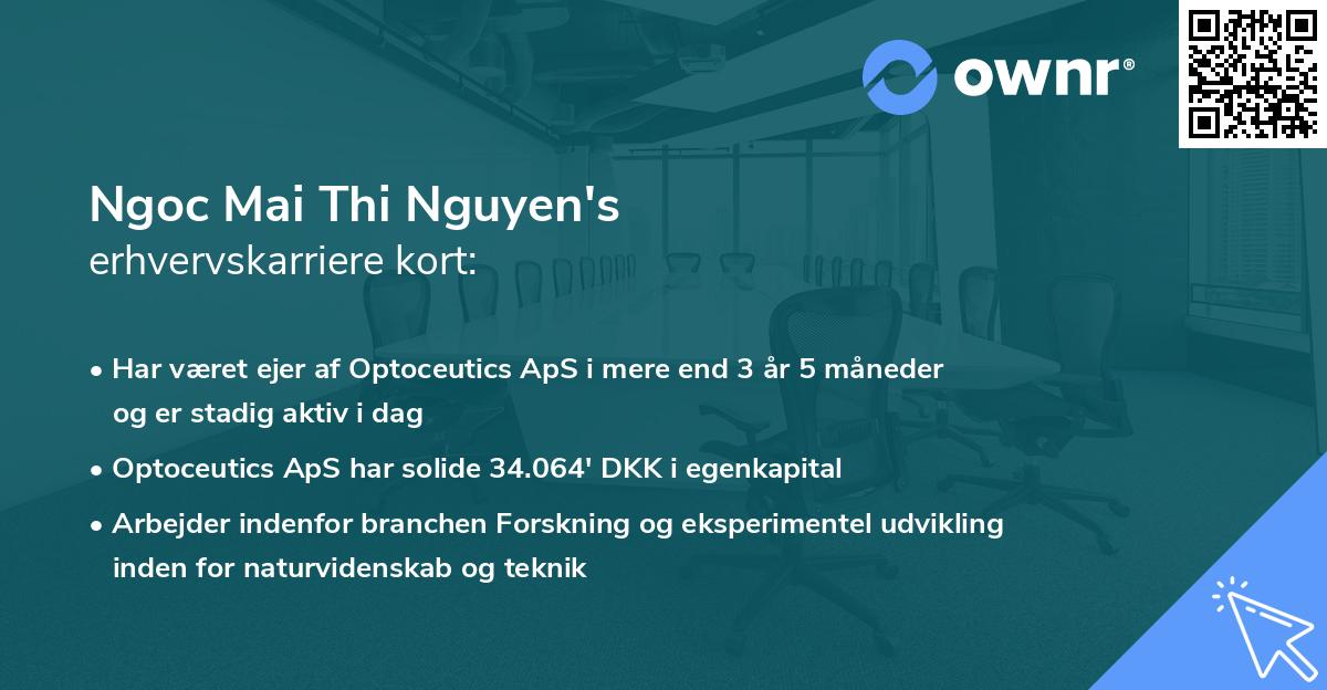 Ngoc Mai Thi Nguyen's erhvervskarriere kort