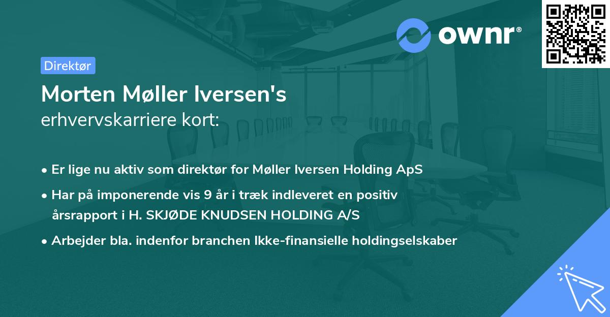 Morten Møller Iversen's erhvervskarriere kort
