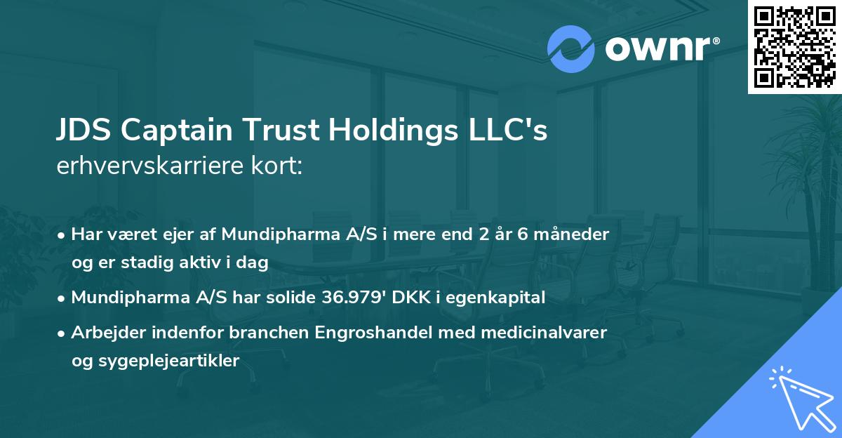 JDS Captain Trust Holdings LLC's erhvervskarriere kort