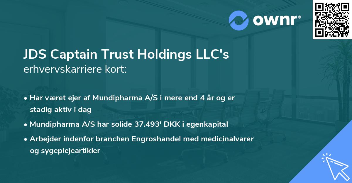 JDS Captain Trust Holdings LLC's erhvervskarriere kort